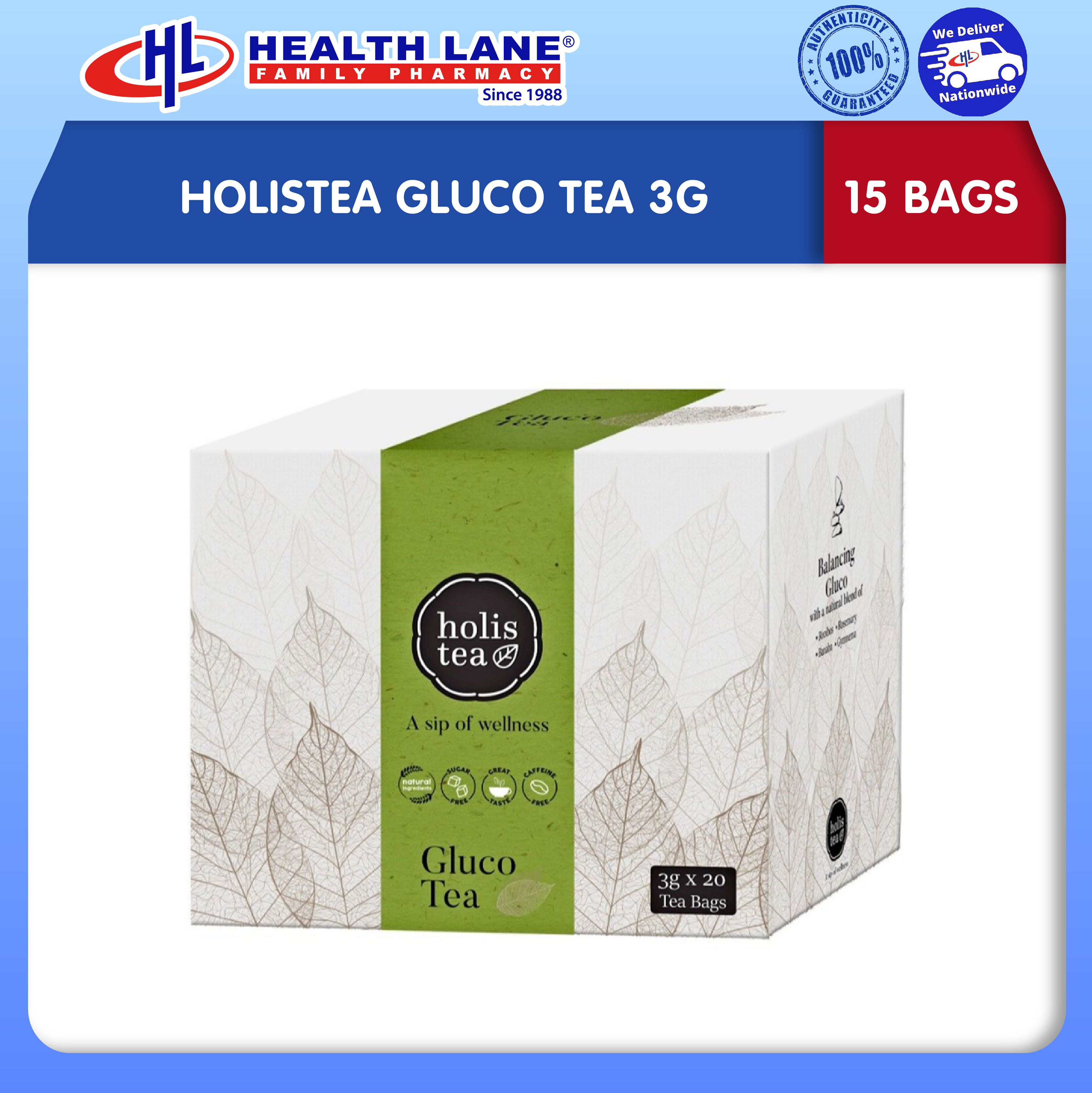 HOLISTEA GLUCO TEA (15 BAGS)